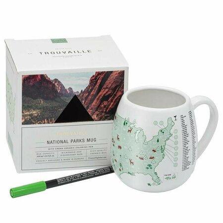 TROUVAILLE GLOBAL MUG US NTNL PRK 17.6OZ NPUSAMUG